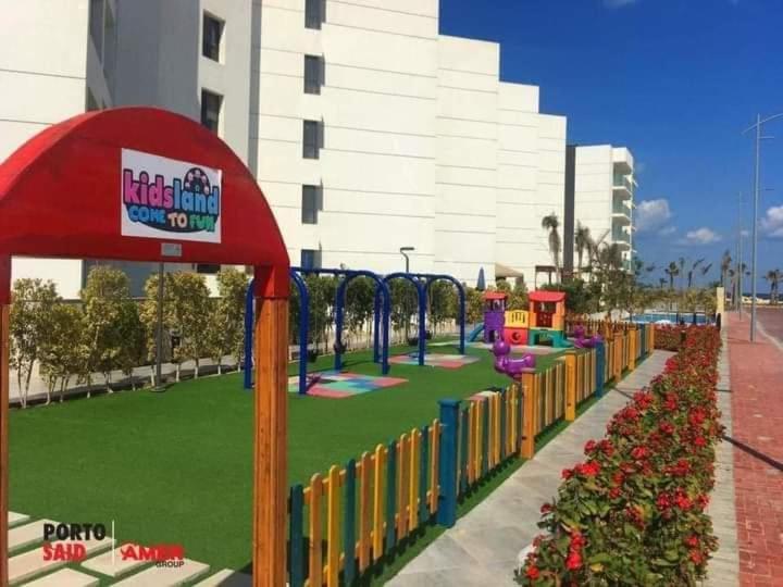 شاليه فندقي أرضي بحديقه خاصه في منتجع بورتوسعيد 'Ezbet Shalabi el-Rudi Exterior photo
